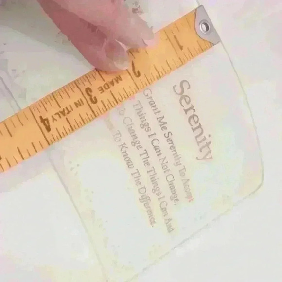 Serenity Prayer On Curved Glass - Picture 6 of 6